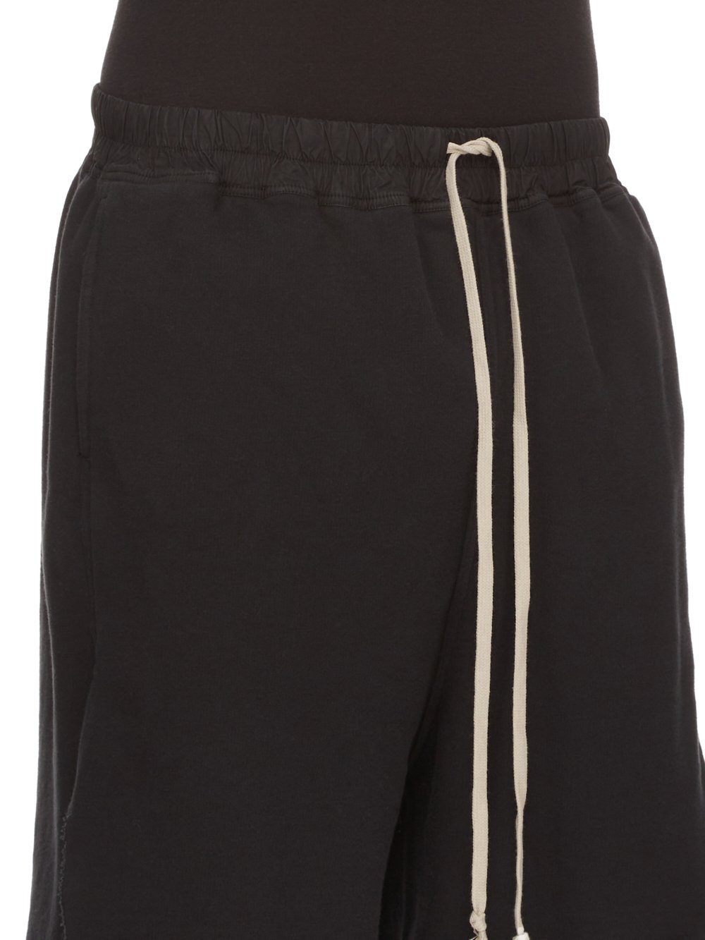 DRKSHDW FW23 LUXOR LONG BOXERS IN BLACK FURKA HEAVY SWEATSHIRT 