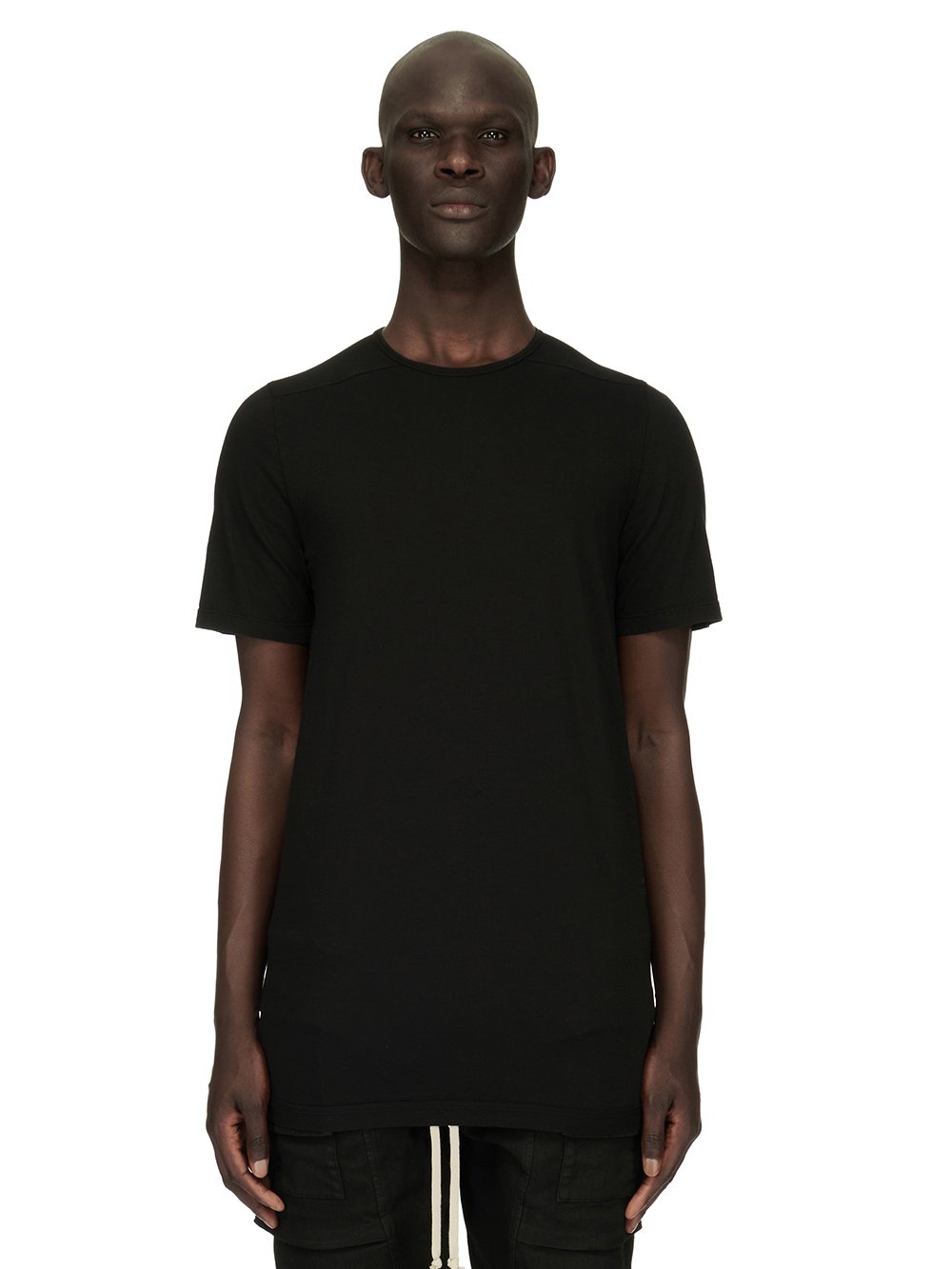 DRKSHDW FW23 LUXOR LEVEL T IN BLACK MEDIUM WEIGHT COTTON JERSEY