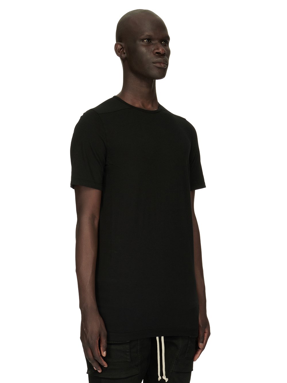 DRKSHDW FW23 LUXOR LEVEL T IN BLACK MEDIUM WEIGHT COTTON JERSEY