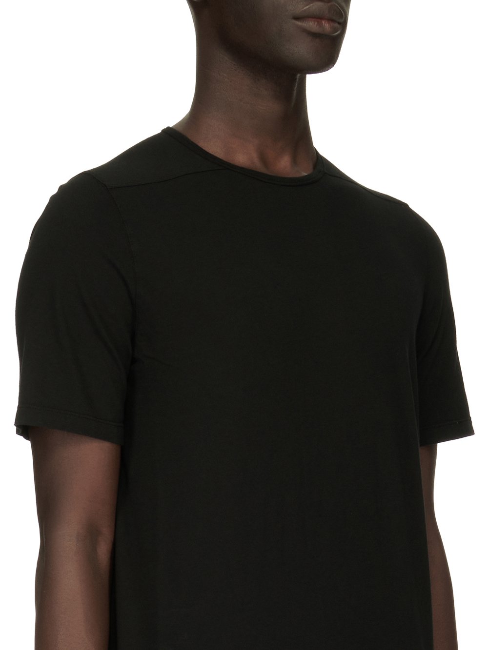 DRKSHDW FW23 LUXOR LEVEL T IN BLACK MEDIUM WEIGHT COTTON JERSEY