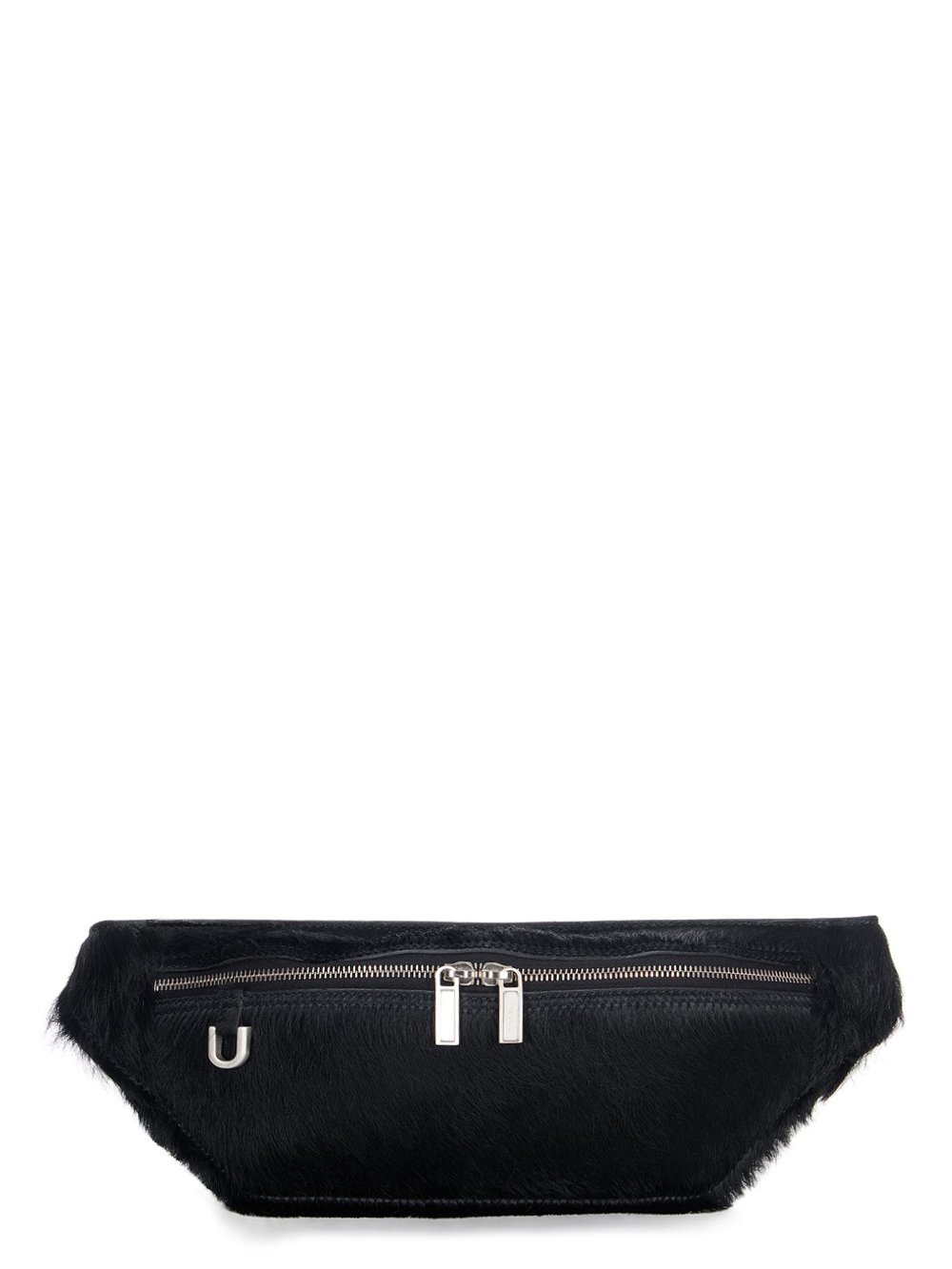 RICK OWENS FW23 LUXOR GEO BUMBAG IN LONG HAIR PONY