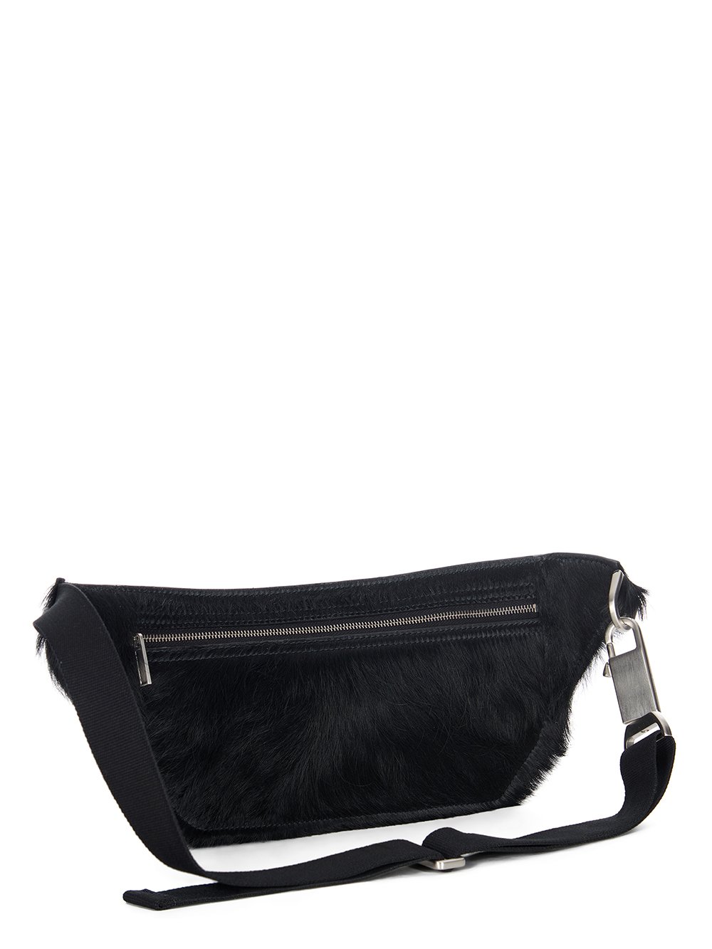 RICK OWENS FW23 LUXOR GEO BUMBAG IN LONG HAIR PONY