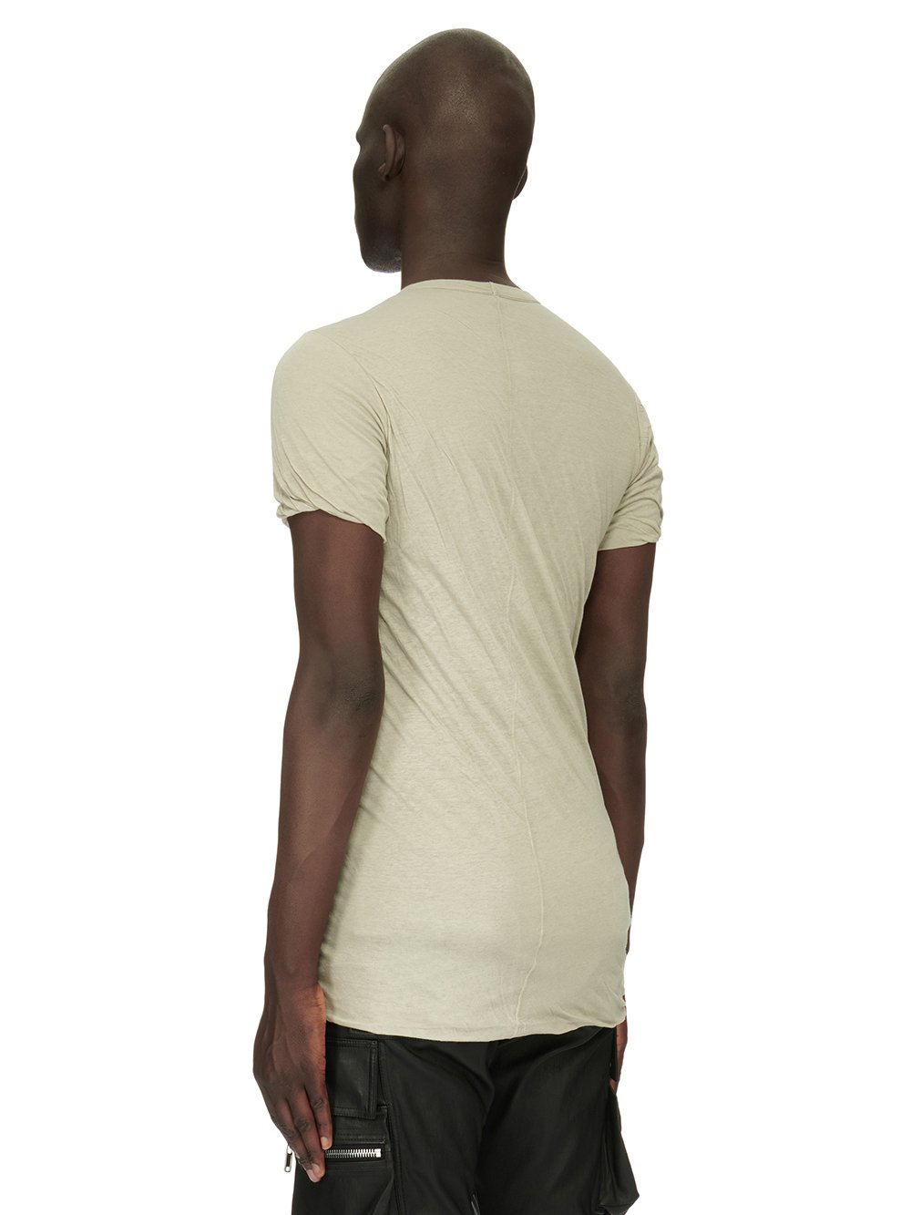 RICK OWENS FW23 LUXOR DOUBLE SS T IN PEARL UNSTABLE COTTON