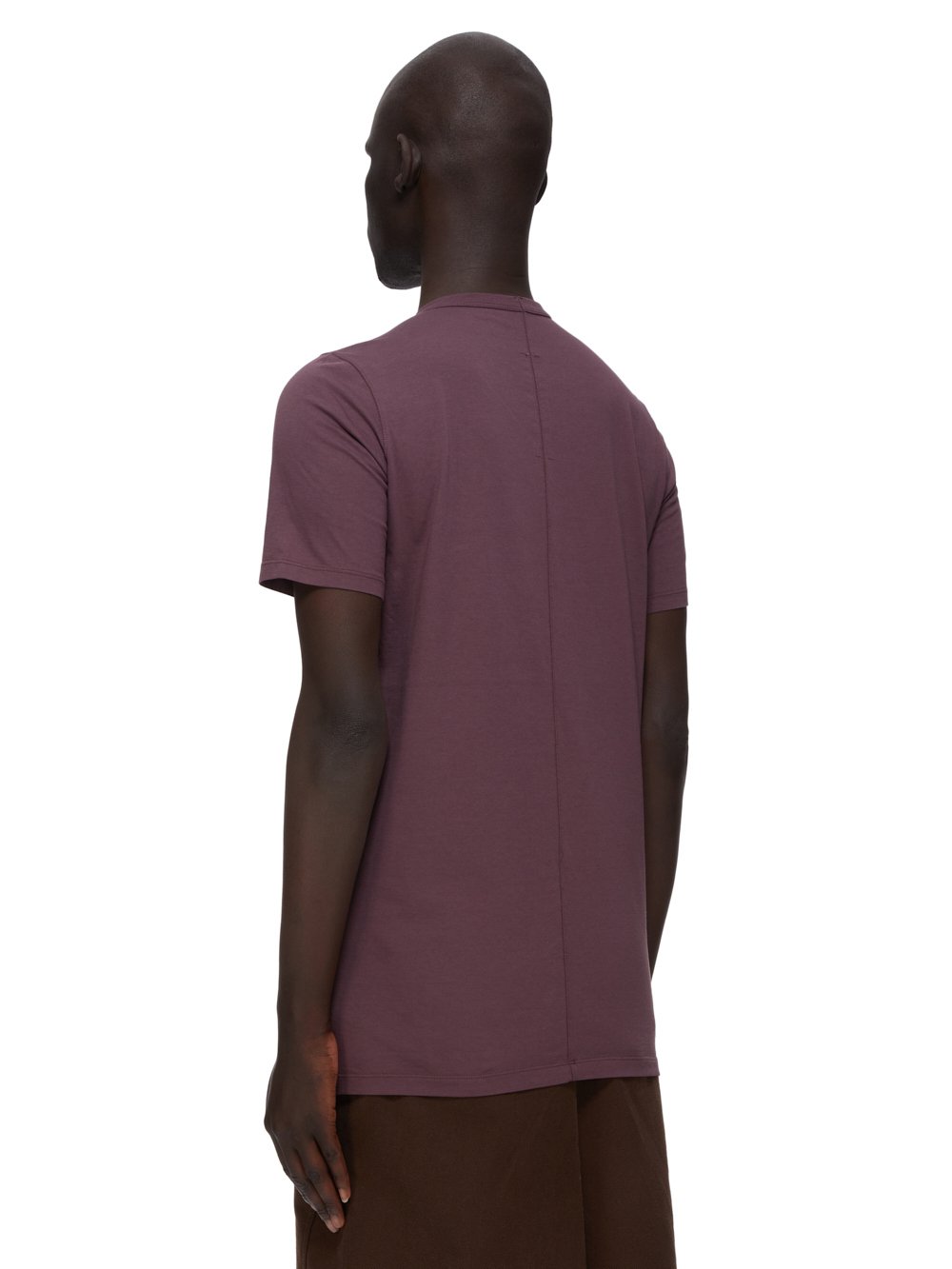 RICK OWENS FW23 LUXOR LEVEL T IN AMETHYST PURPLE CLASSIC COTTON JERSEY