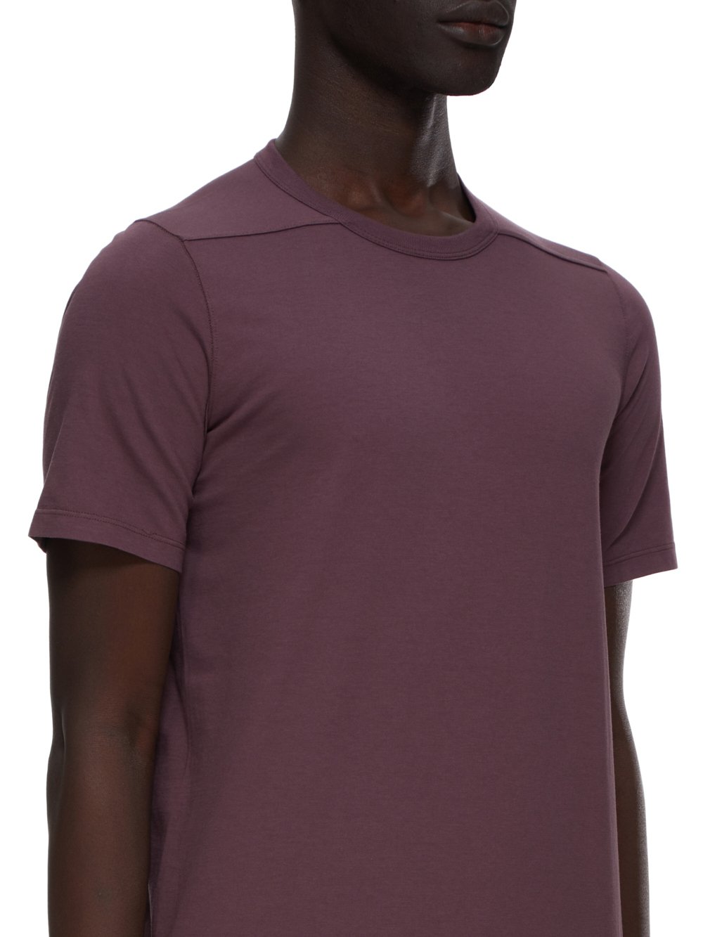 RICK OWENS FW23 LUXOR LEVEL T IN AMETHYST PURPLE CLASSIC COTTON JERSEY