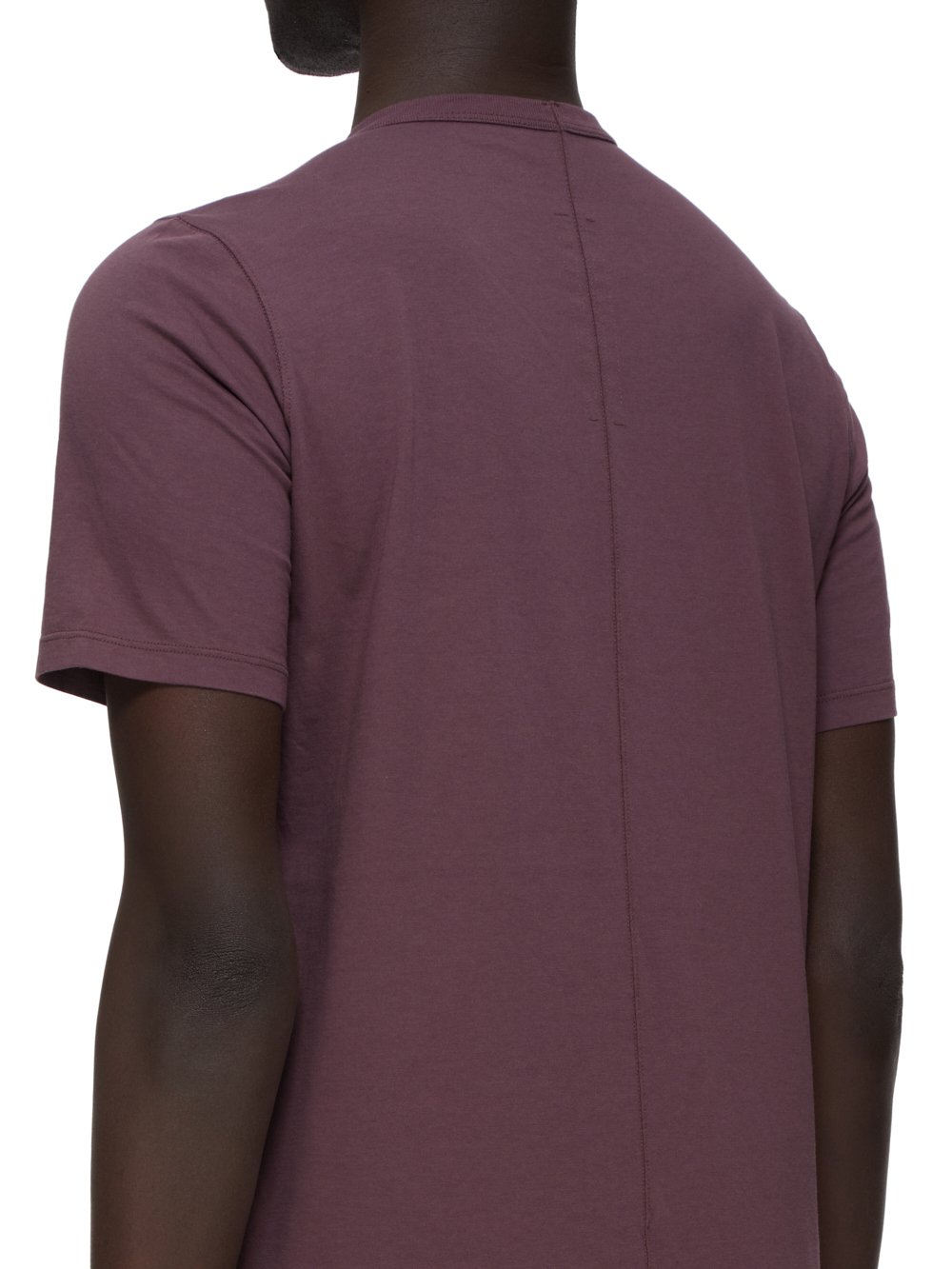 RICK OWENS FW23 LUXOR LEVEL T IN AMETHYST PURPLE CLASSIC COTTON JERSEY