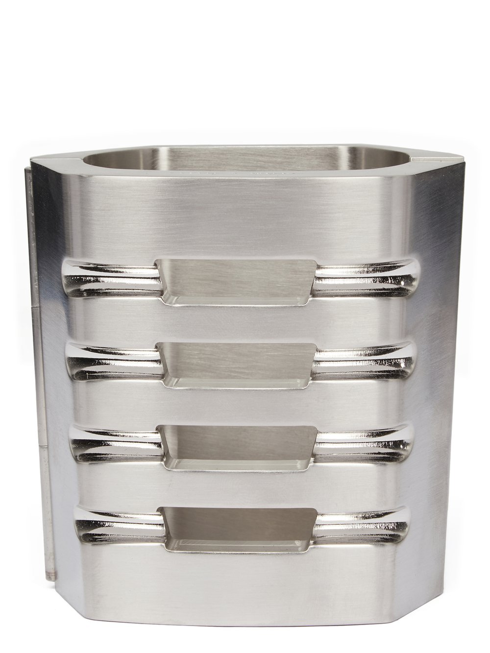 RICK OWENS GRILL CUFF IN ALUMINIUM