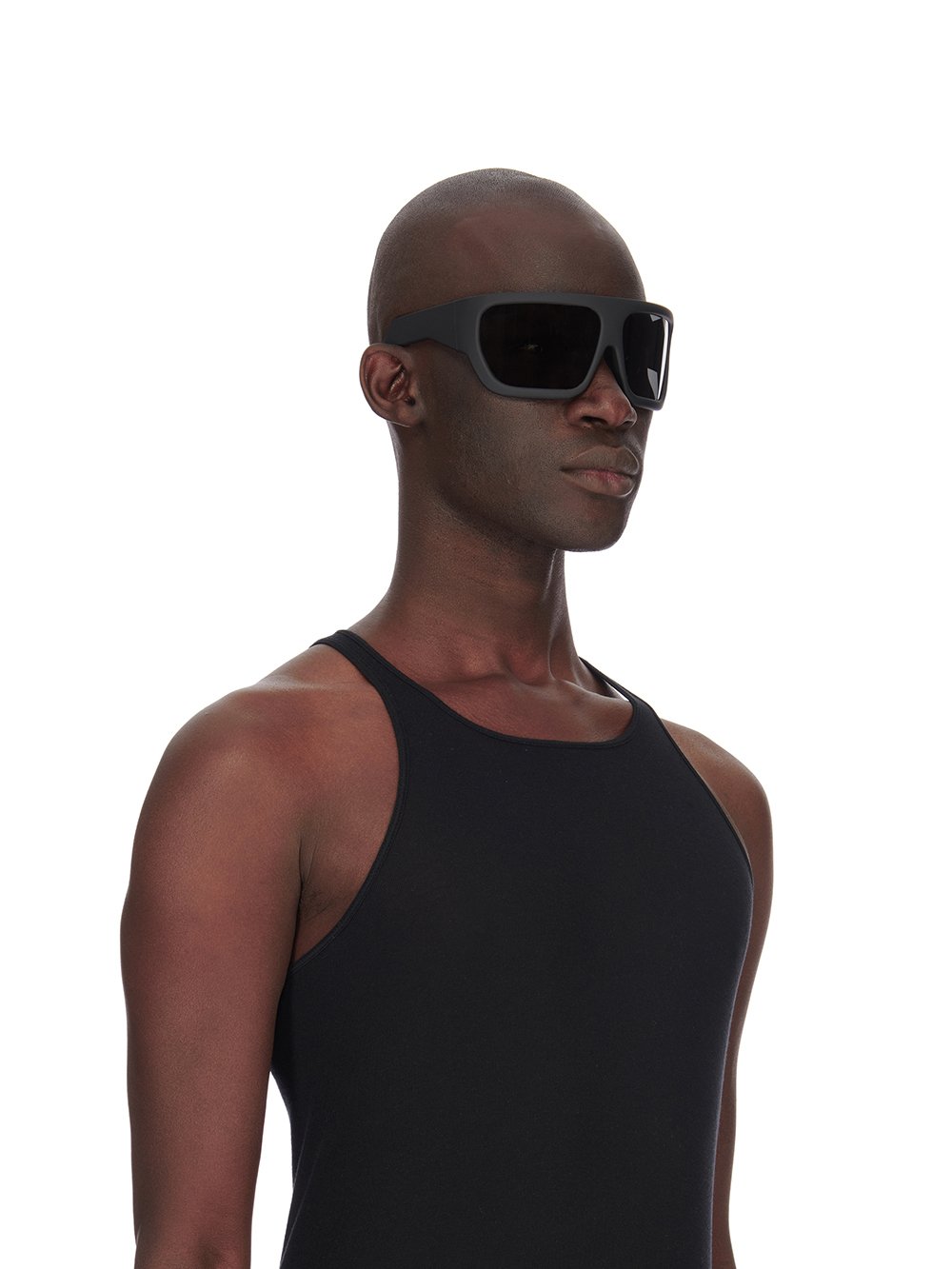 RICK OWENS DAVIS SUNGLASSES IN BLACK