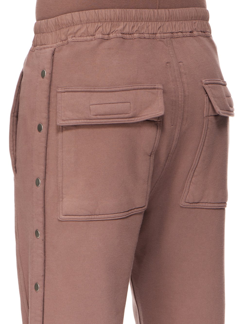 RICK OWENS FW23 LUXOR PUSHER PANTS IN MAUVE FURKA HEAVY SWEATSHIRT