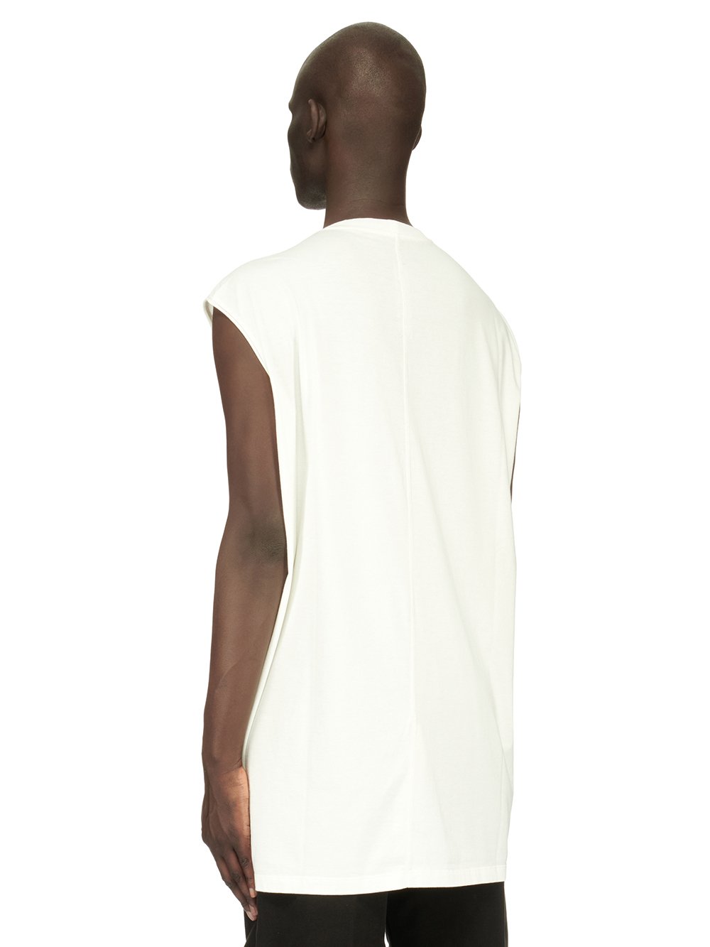 RICK OWENS FW23 LUXOR TARP T IN MILK WHITE CLASSIC COTTON JERSEY