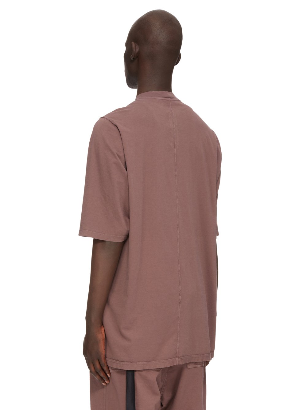 DRKSHDW FW23 LUXOR JUMBO SS T IN MAUVE AND PEARL MEDIUM WEIGHT COTTON JERSEY