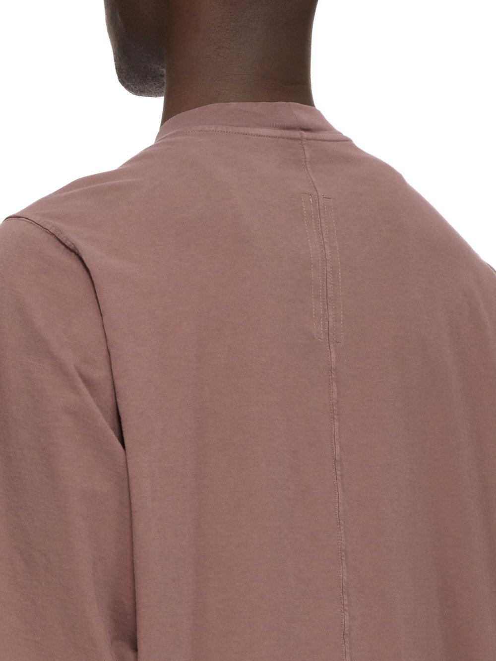 DRKSHDW FW23 LUXOR JUMBO SS T IN MAUVE AND PEARL MEDIUM WEIGHT COTTON JERSEY