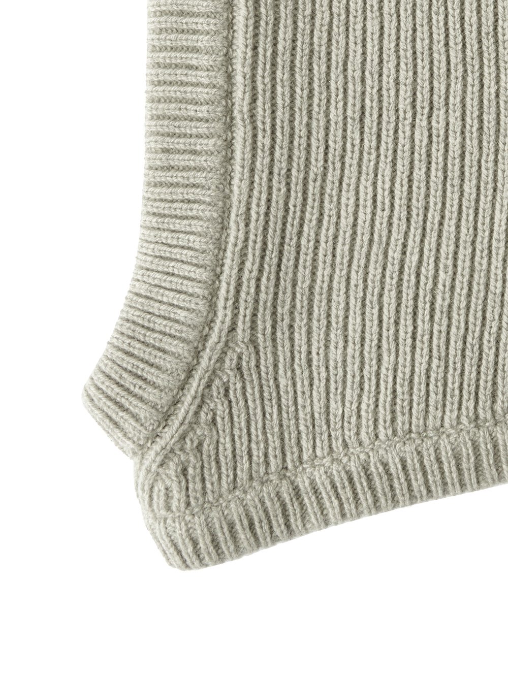 RICK OWENS FW23 LUXOR HOOD IN PEARL RECYCLED CASHMERE KNIT