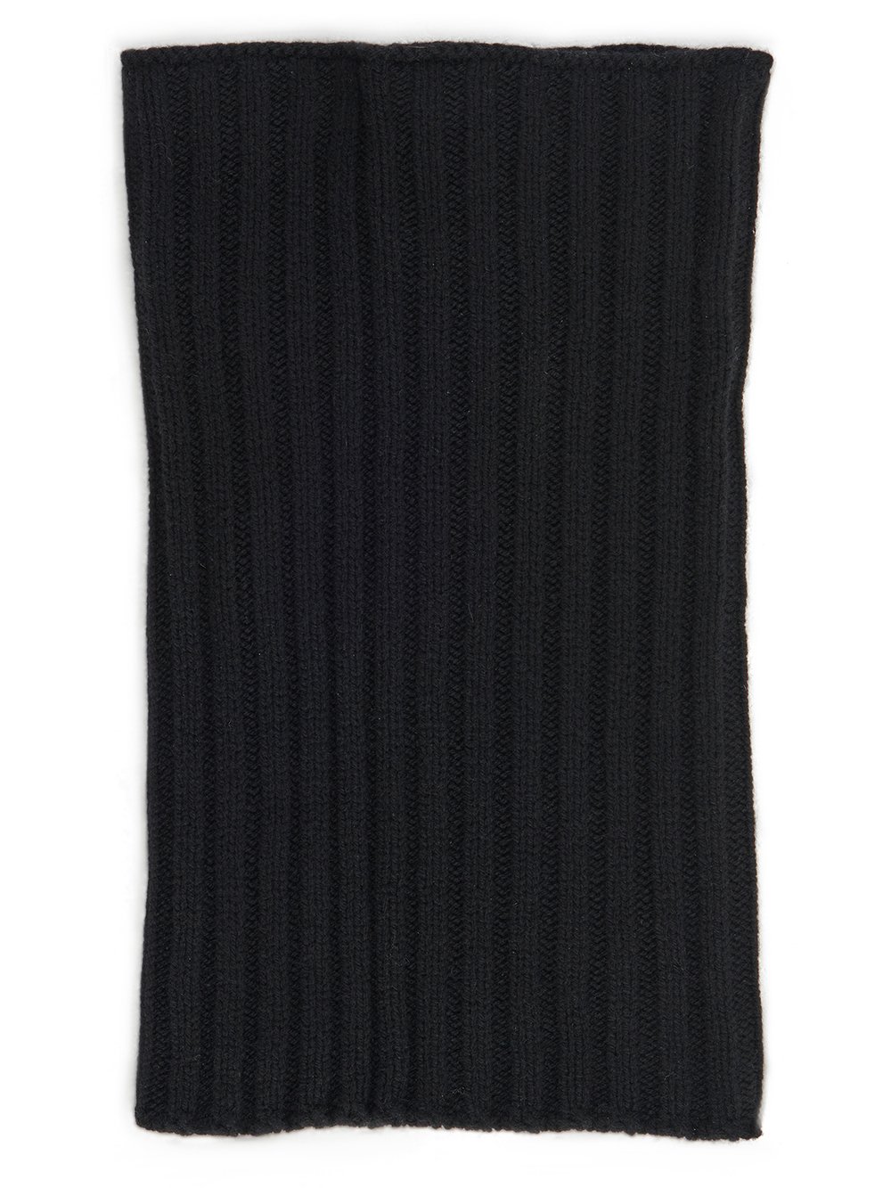 RICK OWENS FW23 LUXOR TUBE SCARF IN BLACK  RECYCLED CASHMERE KNIT