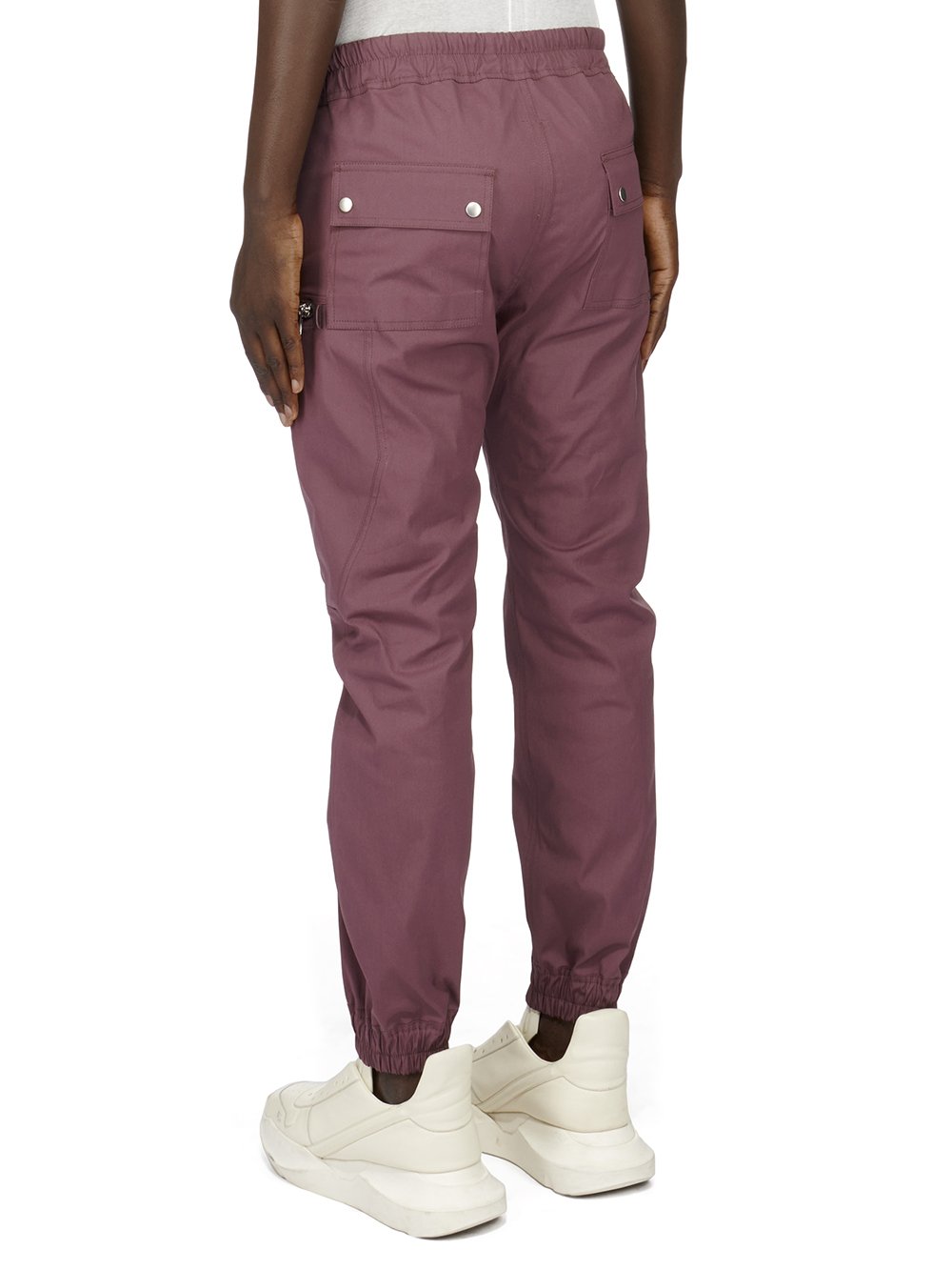 RICK OWENS FW23 LUXOR BAUHAUS CARGO IN AMETHYST PURPLE HEAVY COTTON POPLIN