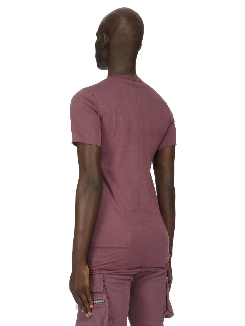 RICK OWENS FW23 LUXOR BASIC SS T IN AMETHYST CLASSIC COTTON JERSEY