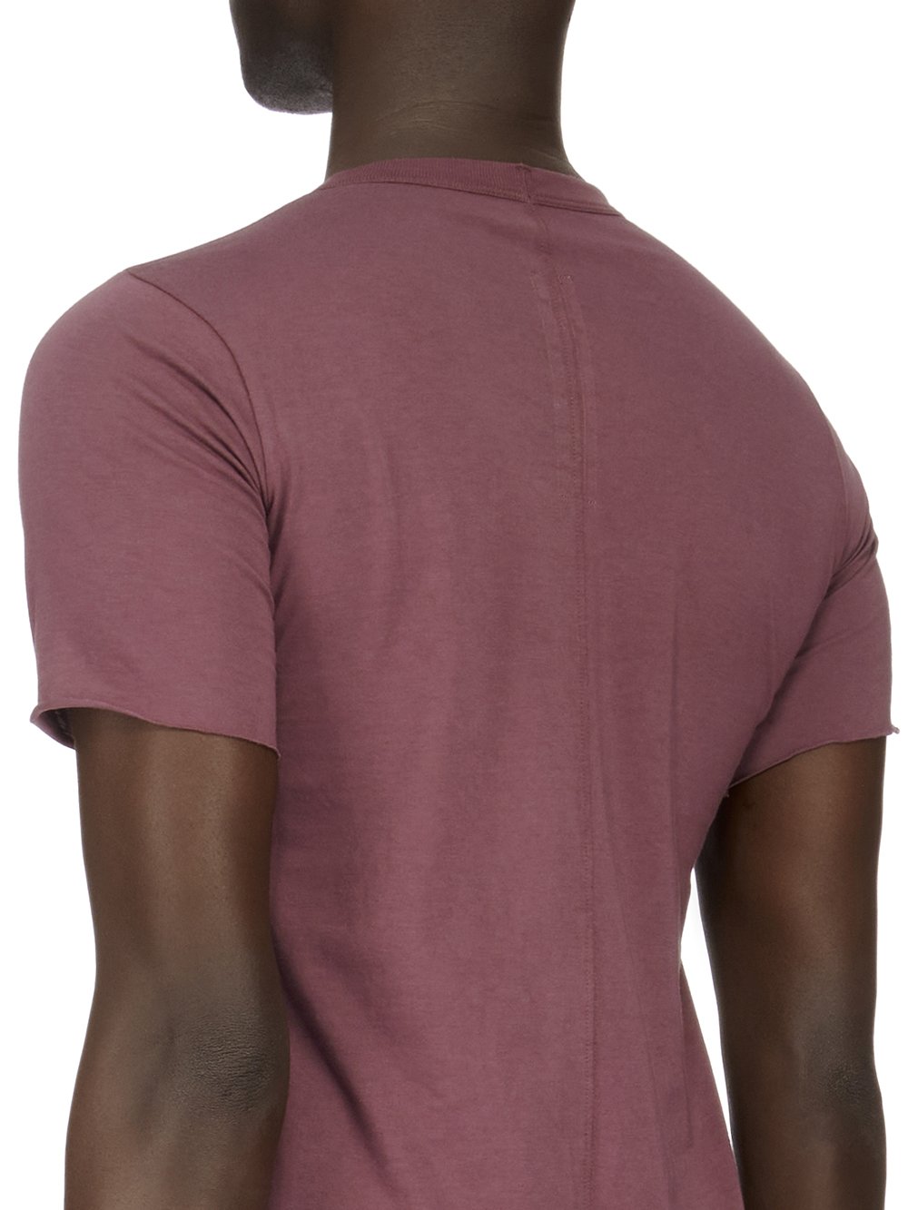 RICK OWENS FW23 LUXOR BASIC SS T IN AMETHYST CLASSIC COTTON JERSEY