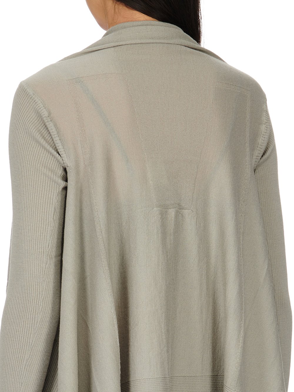 RICK OWENS FW23 LUXOR MEDIUM WRAP IN PEARL LIGHTWEIGHT RASATO KNIT