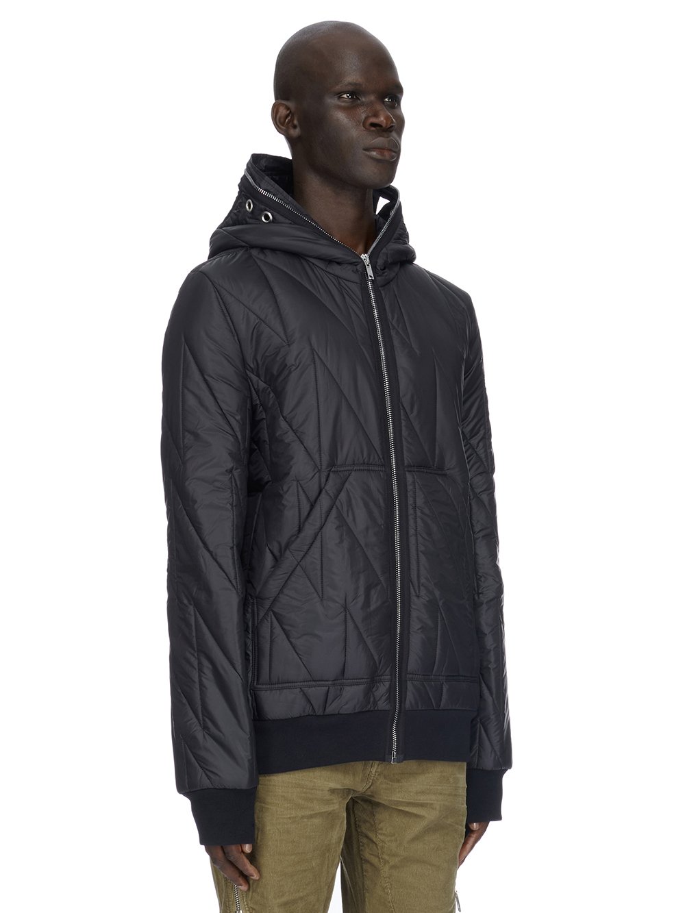 DRKSHDW FW23 LUXOR GIMP JKT IN BLACK RECYCLED NYLON