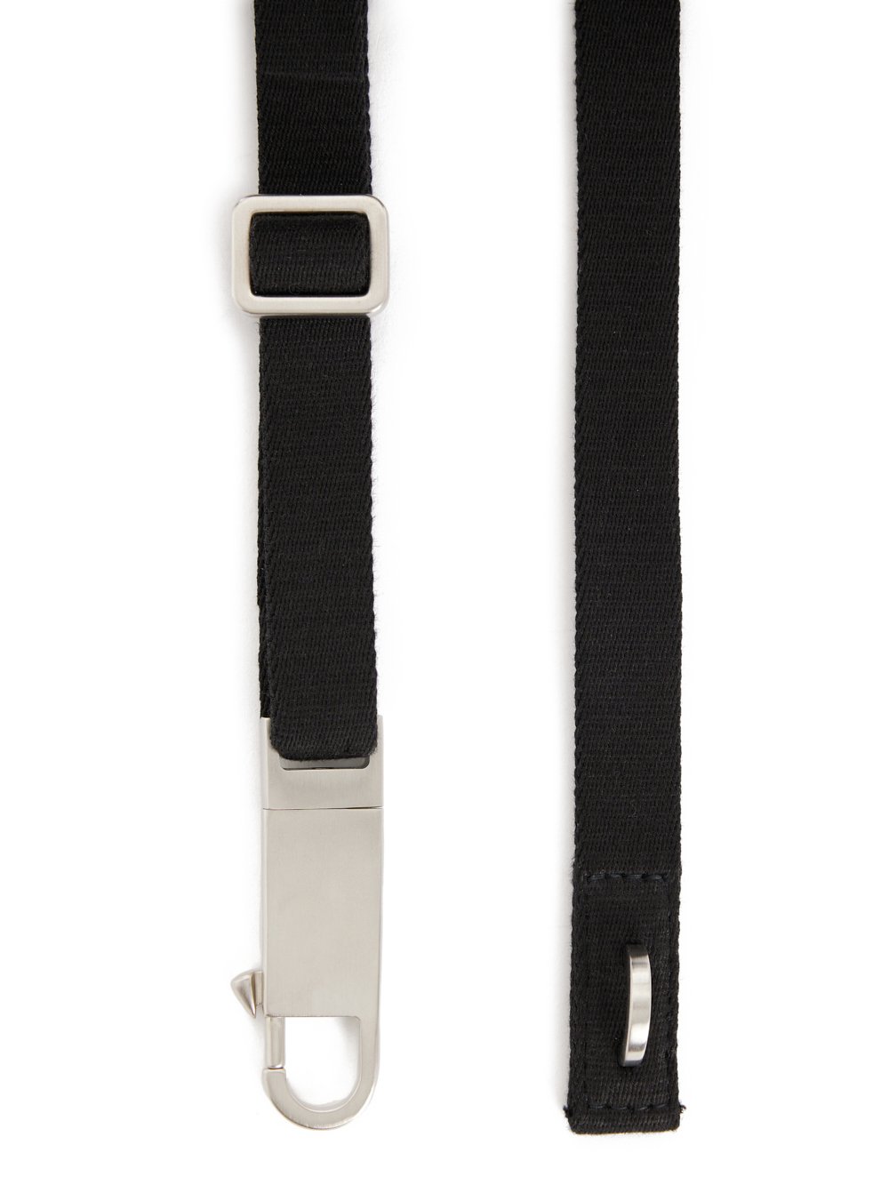 RICK OWENS FW23 LUXOR DISCO BELT IN BLACK COTTON WEBBING