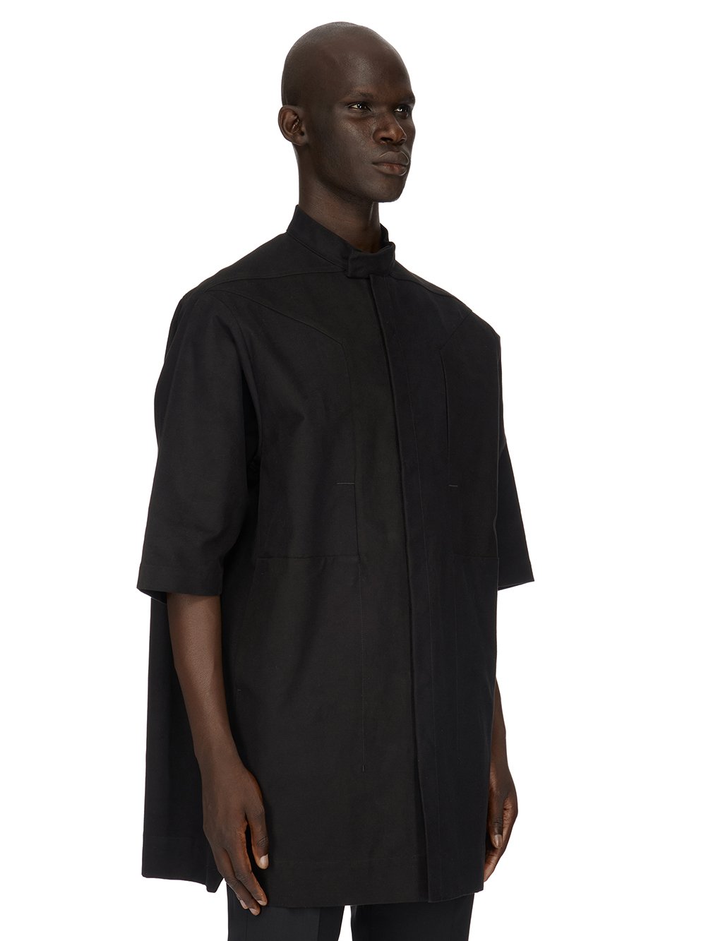 RICK OWENS FW23 LUXOR EDFU MAGNUM IN  BLACK HEAVY MOLESKIN