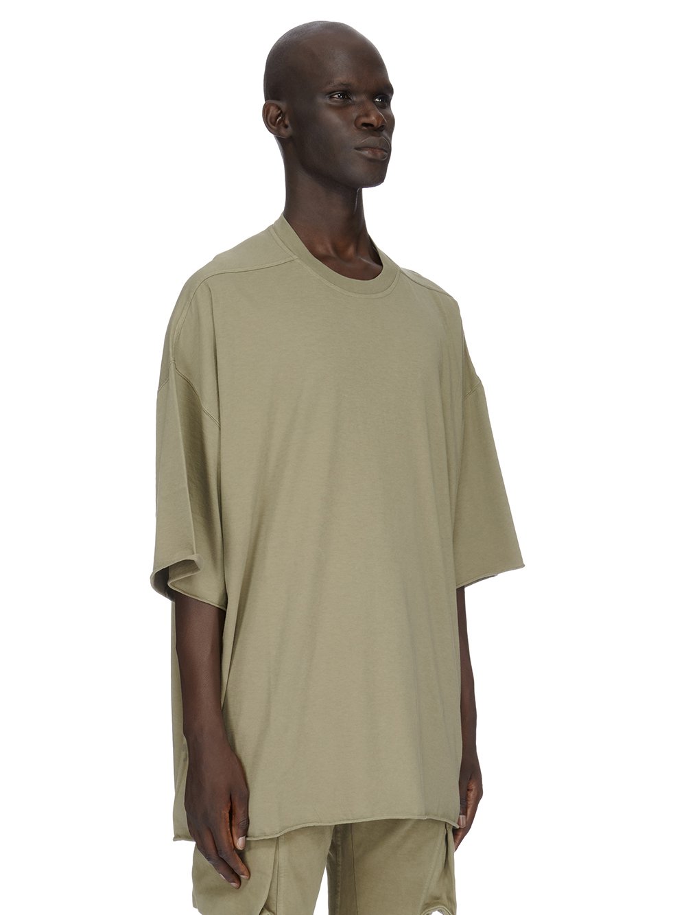 DRKSHDW FW23 LUXOR TOMMY T IN PALE GREEN MEDIUM WEIGHT COTTON JERSEY 