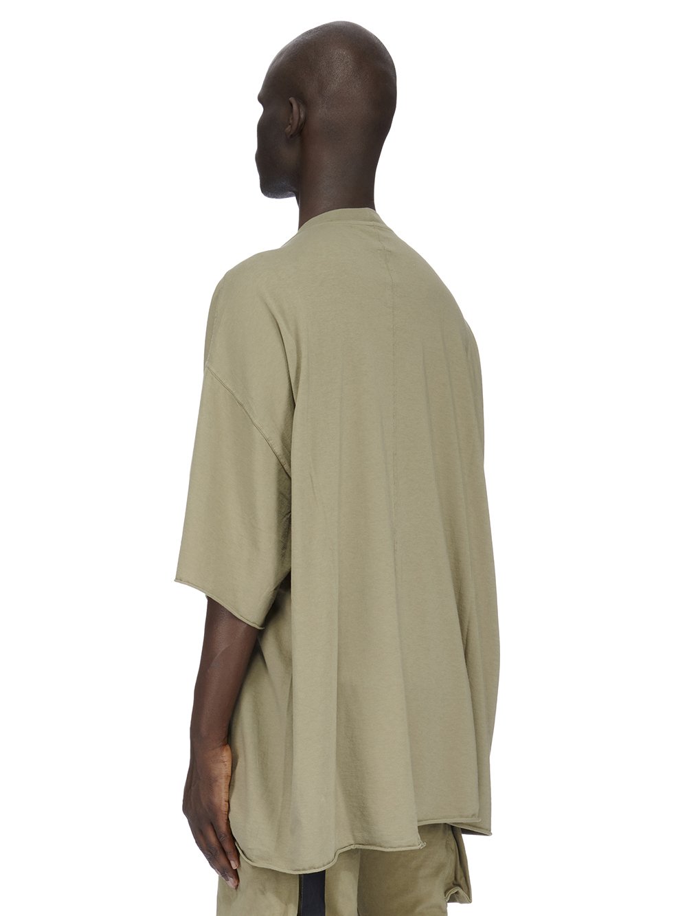 DRKSHDW FW23 LUXOR TOMMY T IN PALE GREEN MEDIUM WEIGHT COTTON JERSEY 