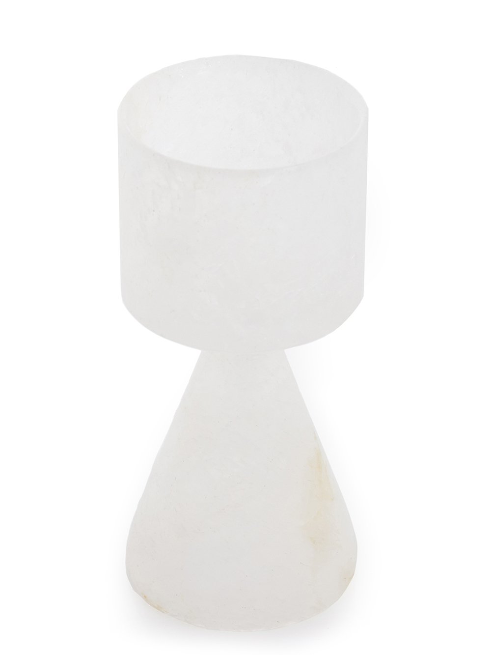 RICK OWENS CHALICE IN WHITE ROCK CRYSTAL