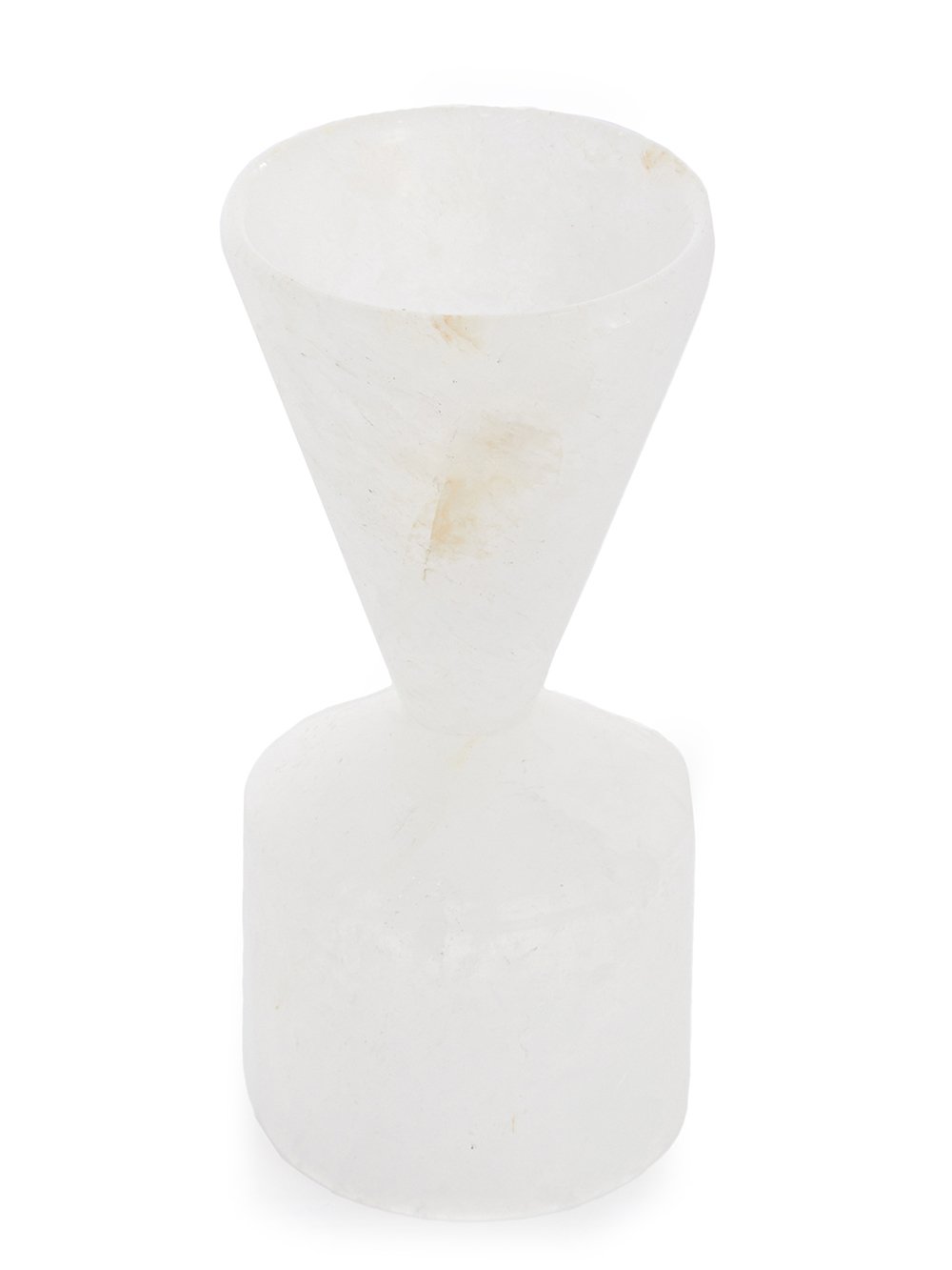 RICK OWENS CHALICE IN WHITE ROCK CRYSTAL