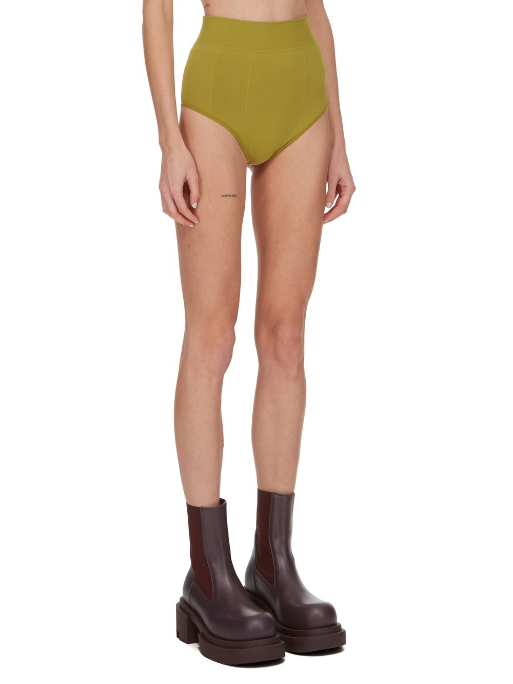 RICK OWENS FW23 LUXOR PANTIES IN ACID ACTIVE KNIT