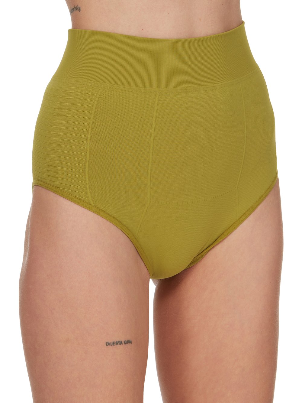 RICK OWENS FW23 LUXOR PANTIES IN ACID ACTIVE KNIT