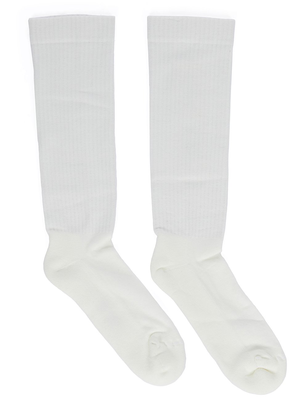 DRKSHDW FW23 LUXOR LUXOR SOCKS IN MILK AND BLACK COTTON KNIT