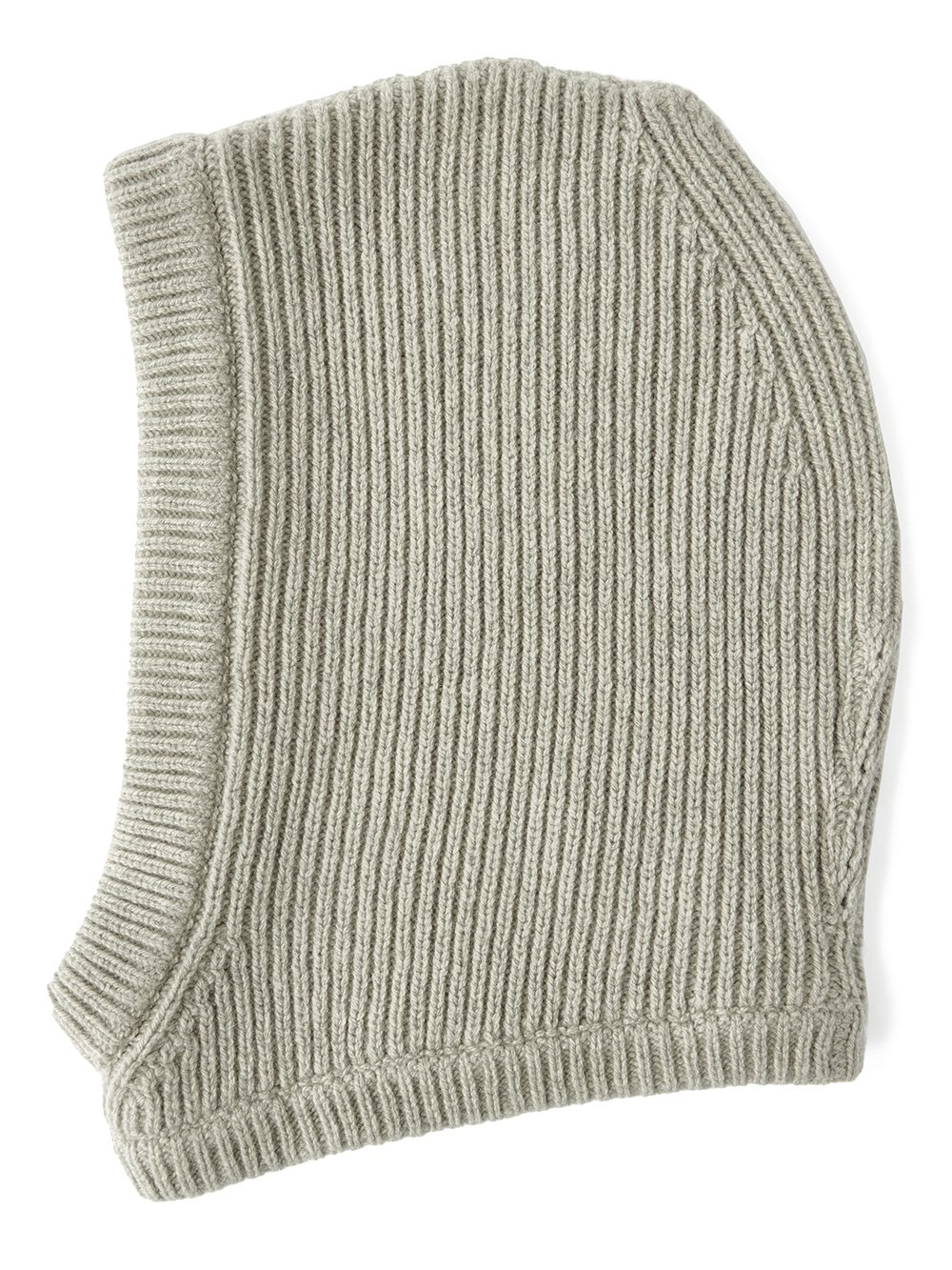 RICK OWENS FW23 LUXOR HOOD IN PEARL RECYCLED CASHMERE KNIT