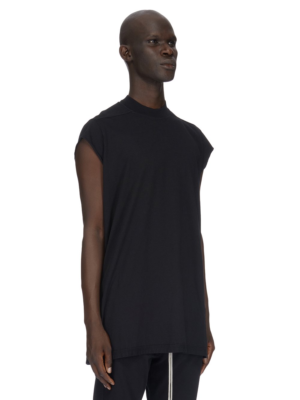 DRKSHDW FW23 LUXOR JUMBO SL T IN BLACK MEDIUM WEIGHT COTTON JERSEY