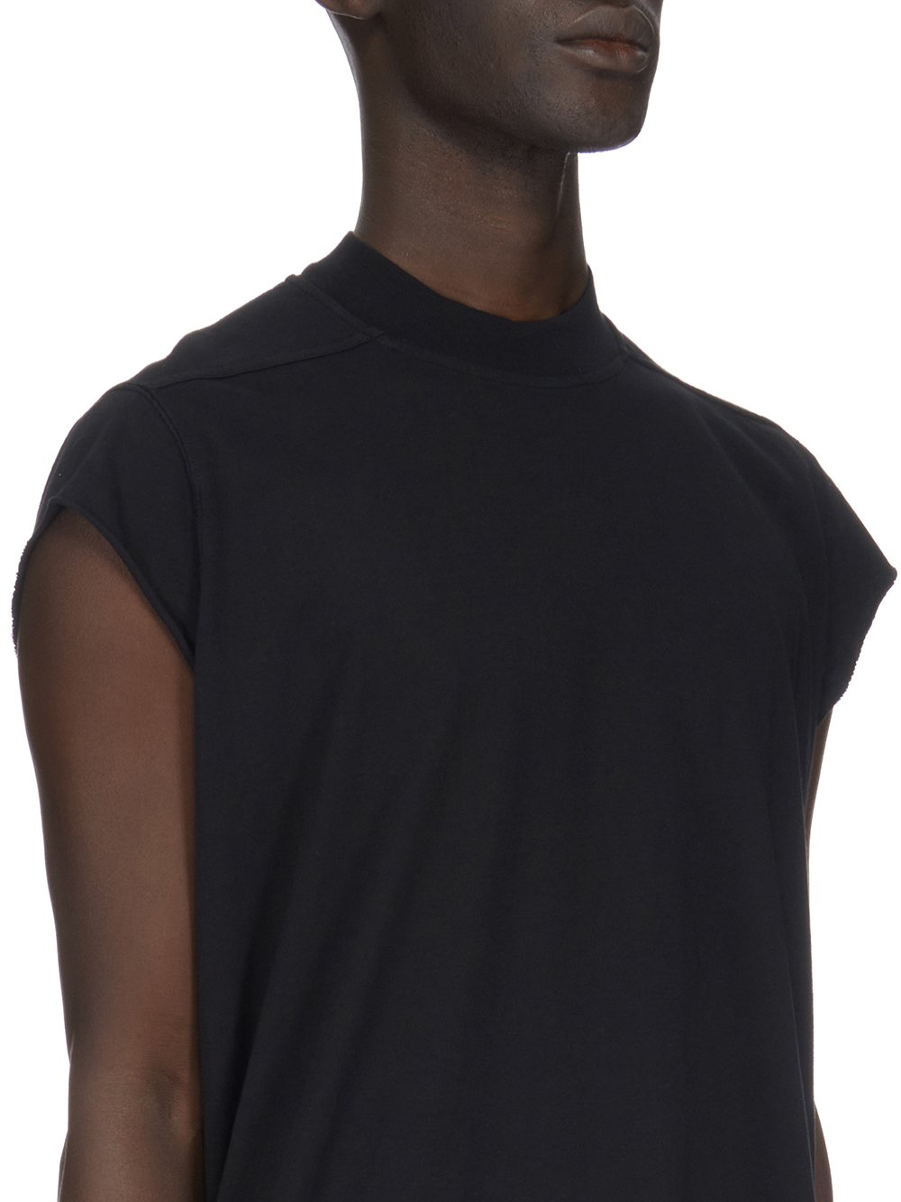 DRKSHDW FW23 LUXOR JUMBO SL T IN BLACK MEDIUM WEIGHT COTTON JERSEY