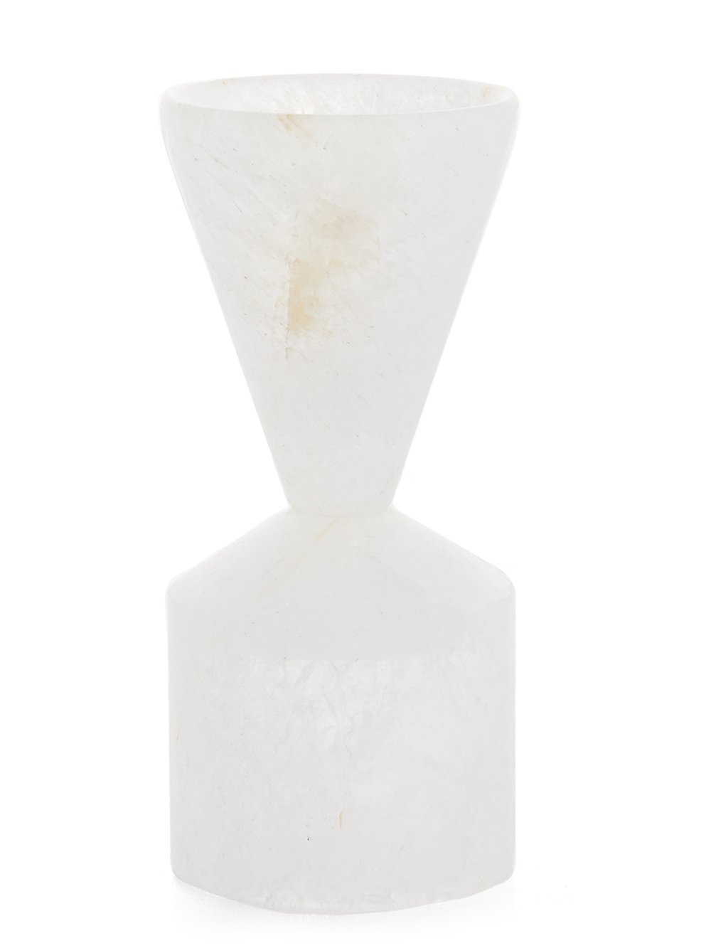 RICK OWENS CHALICE IN WHITE ROCK CRYSTAL