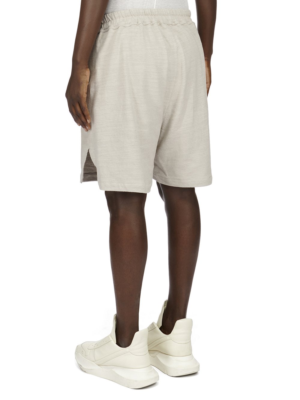 RICK OWENS FW23 LUXOR BOXERS IN PEARL BIGARZATO JERSEY 