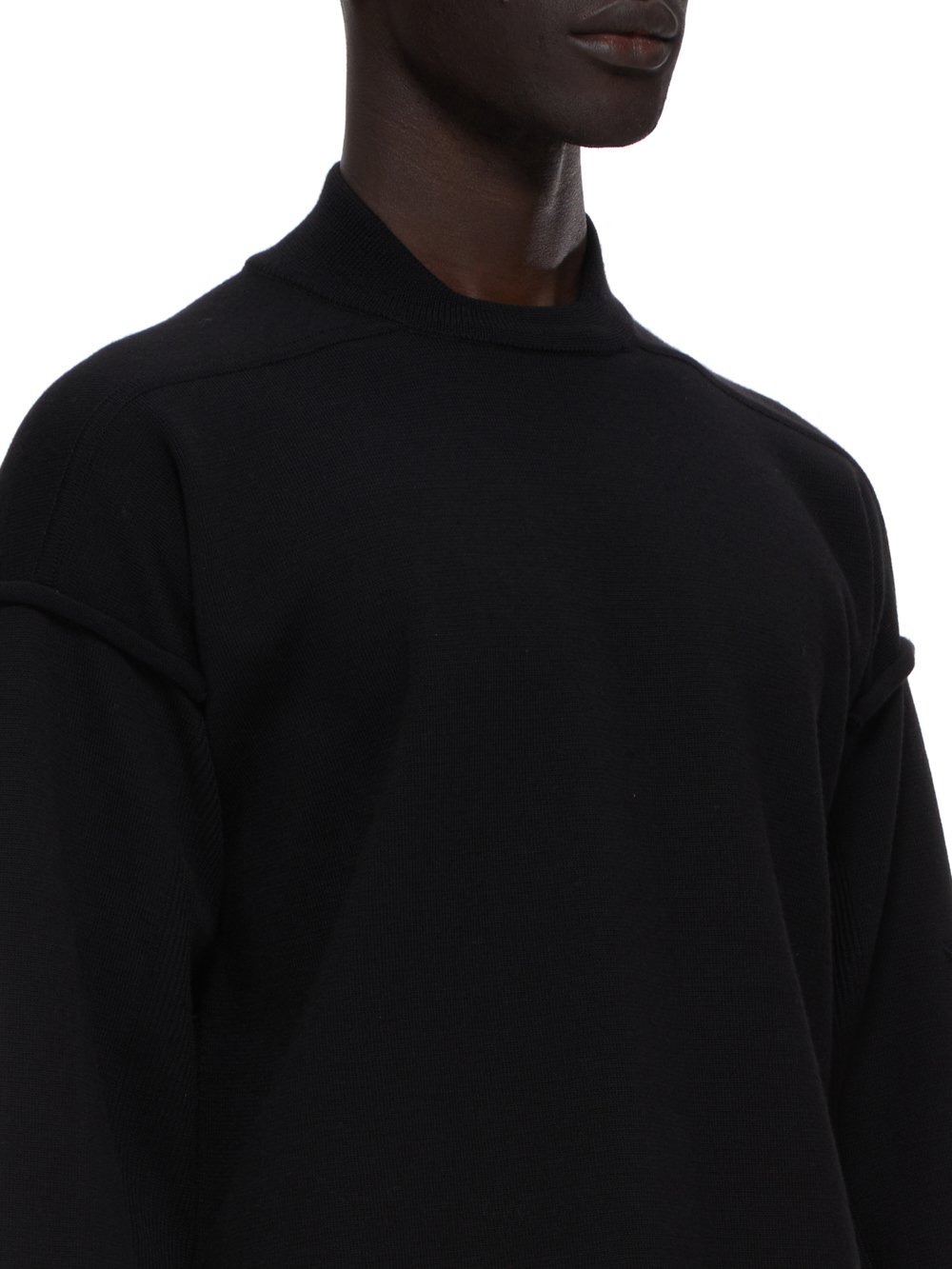 RICK OWENS FW23 LUXOR TOMMY LUPETTO IN BLACK 