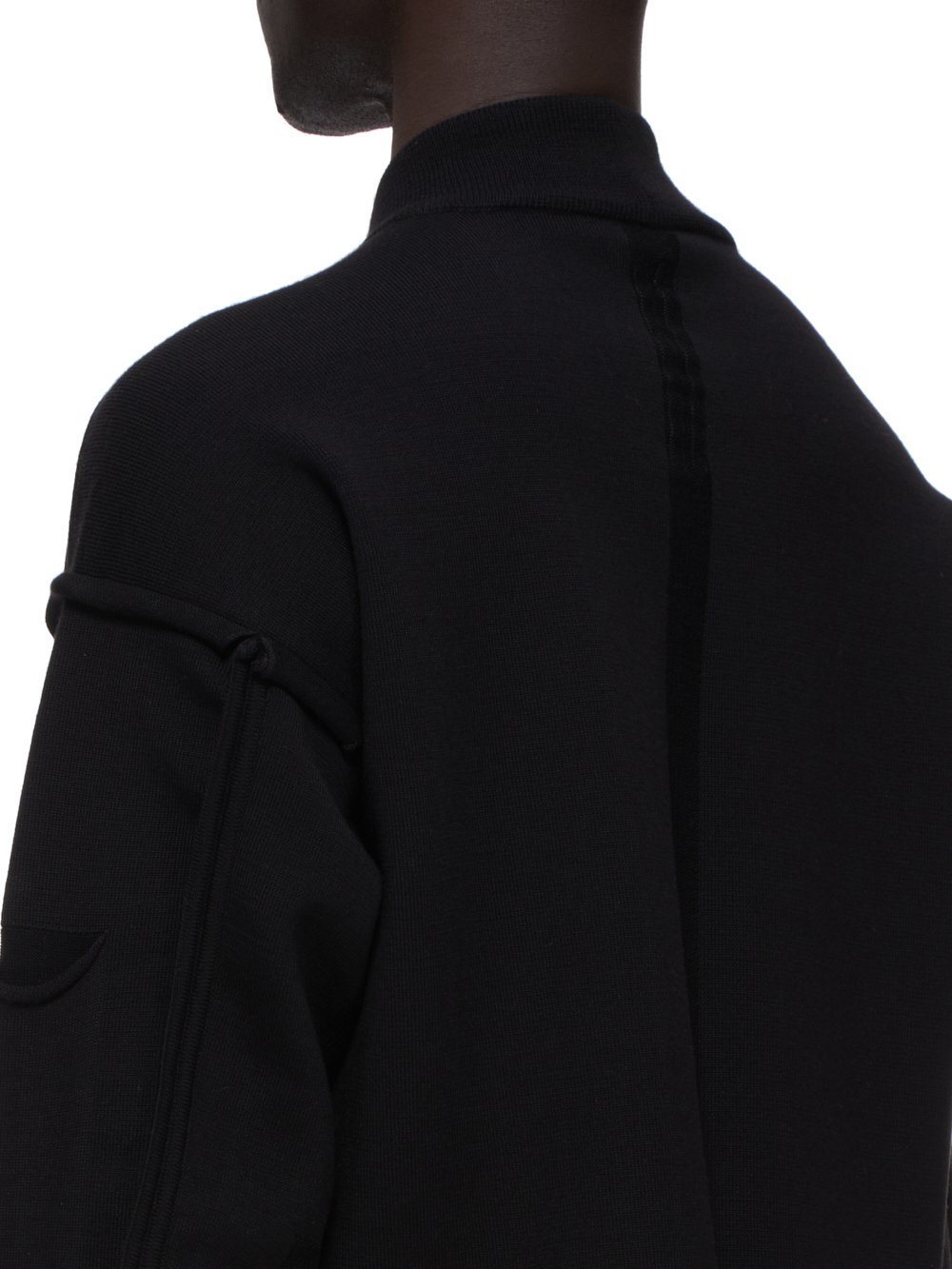 RICK OWENS FW23 LUXOR TOMMY LUPETTO IN BLACK 