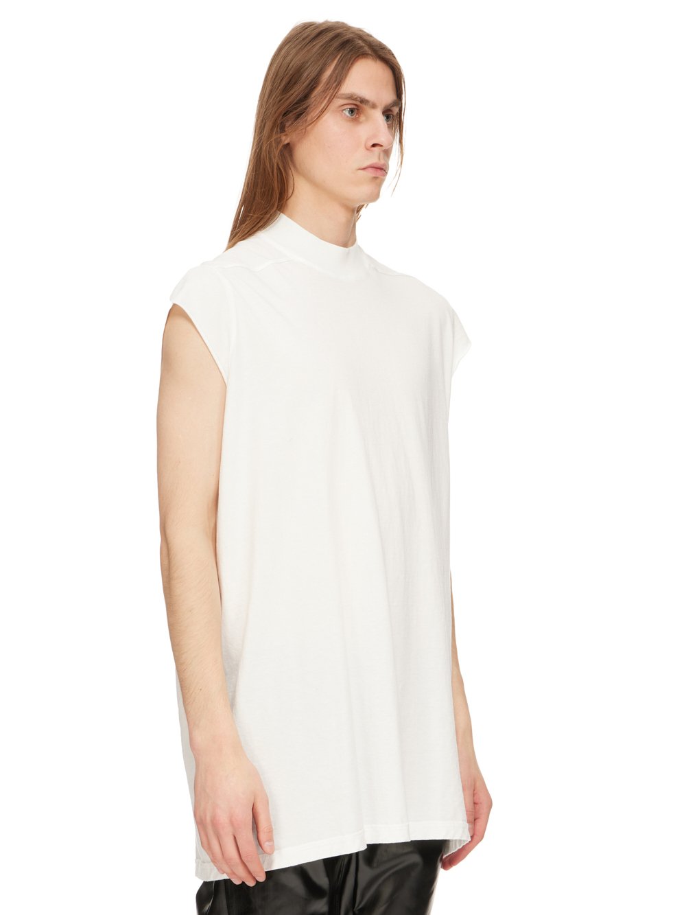 DRKSHDW FW23 LUXOR JUMBO SL T IN MILK MEDIUM WEIGHT COTTON JERSEY