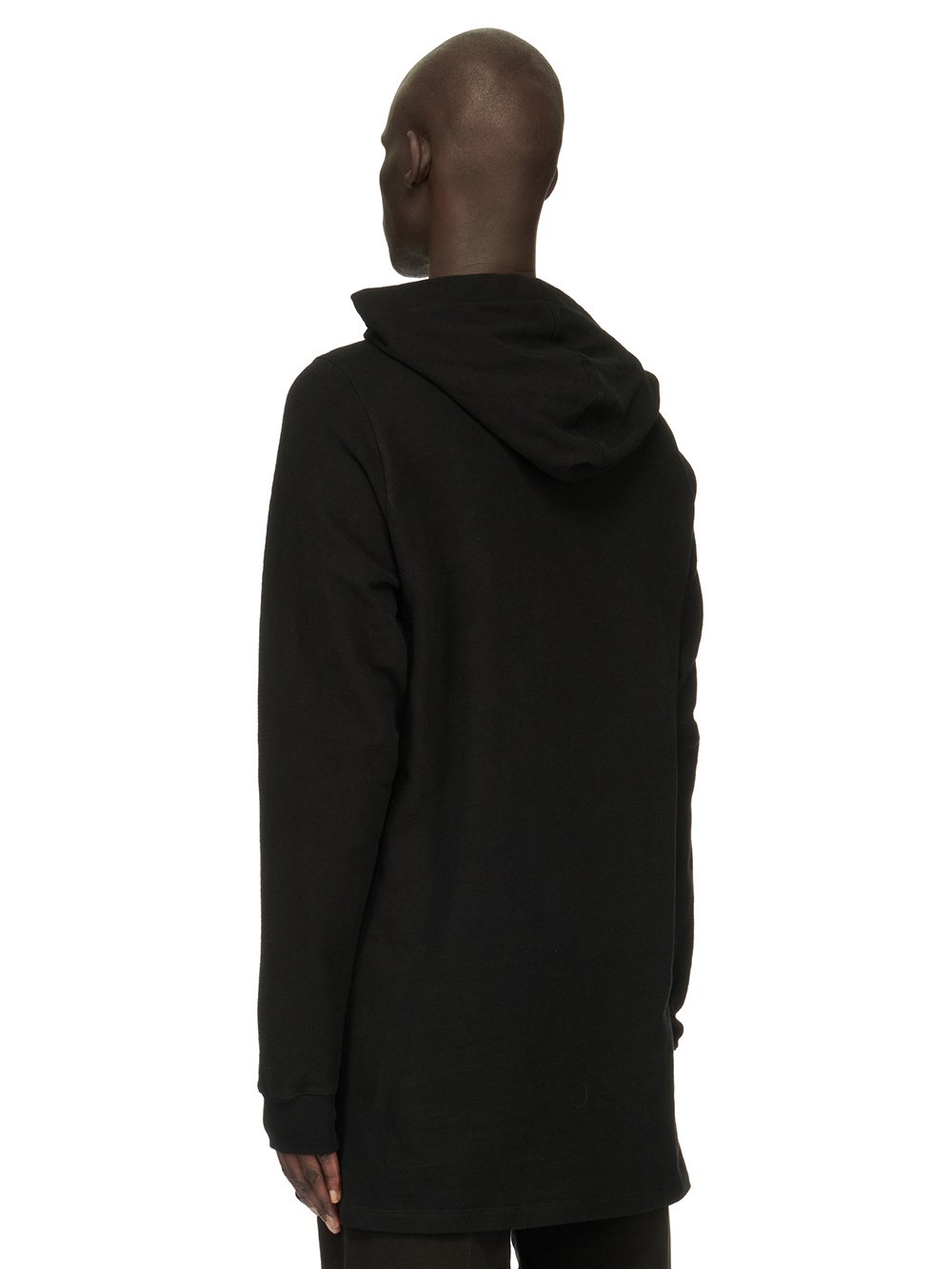 RICK OWENS FW23 LUXOR HOODIE IN  BLACK BIGARZATO JERSEY 