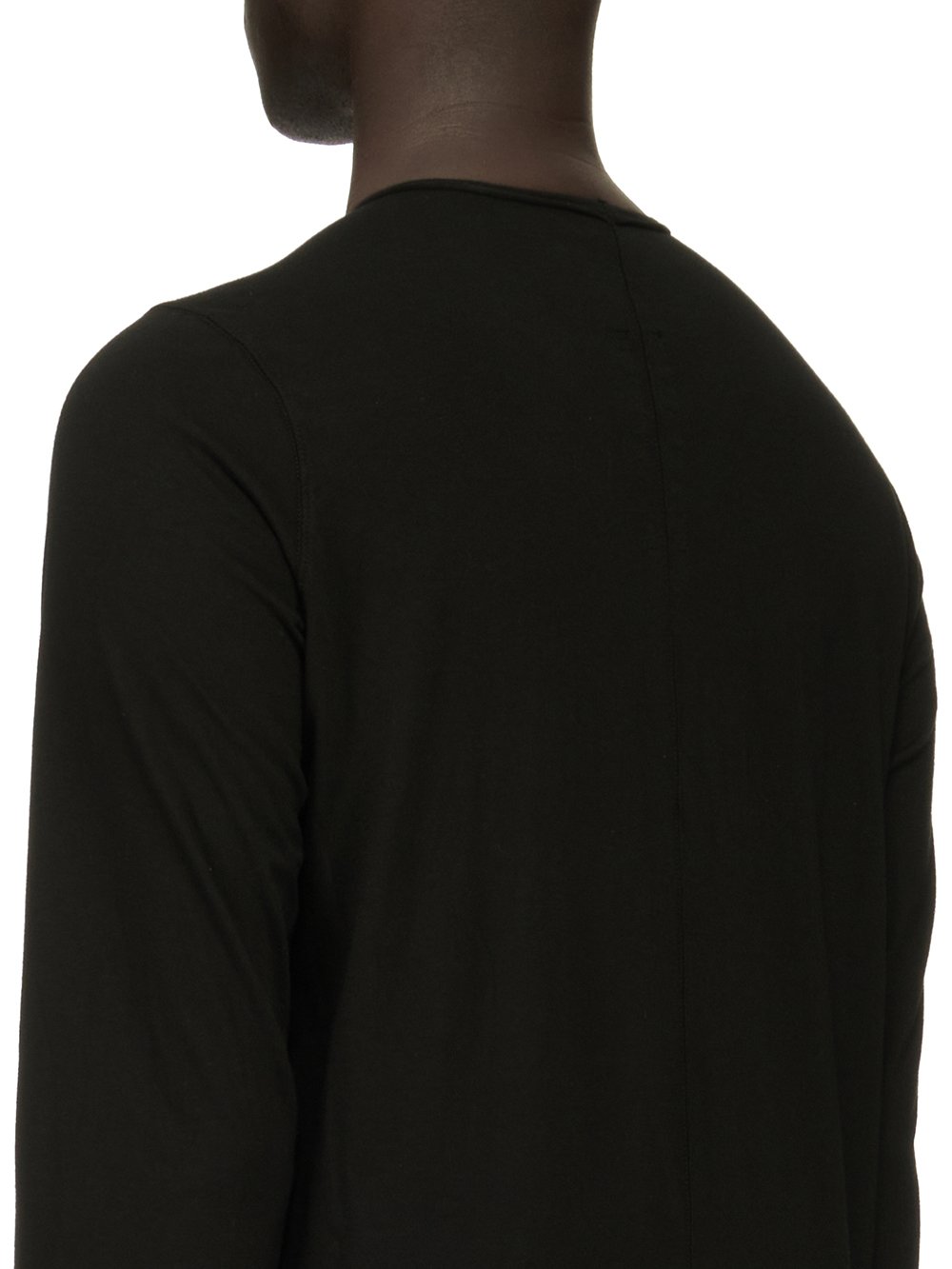 DRKSHDW FW23 LUXOR LEVEL LS T IN BLACK MEDIUM WEIGHT COTTON JERSEY 