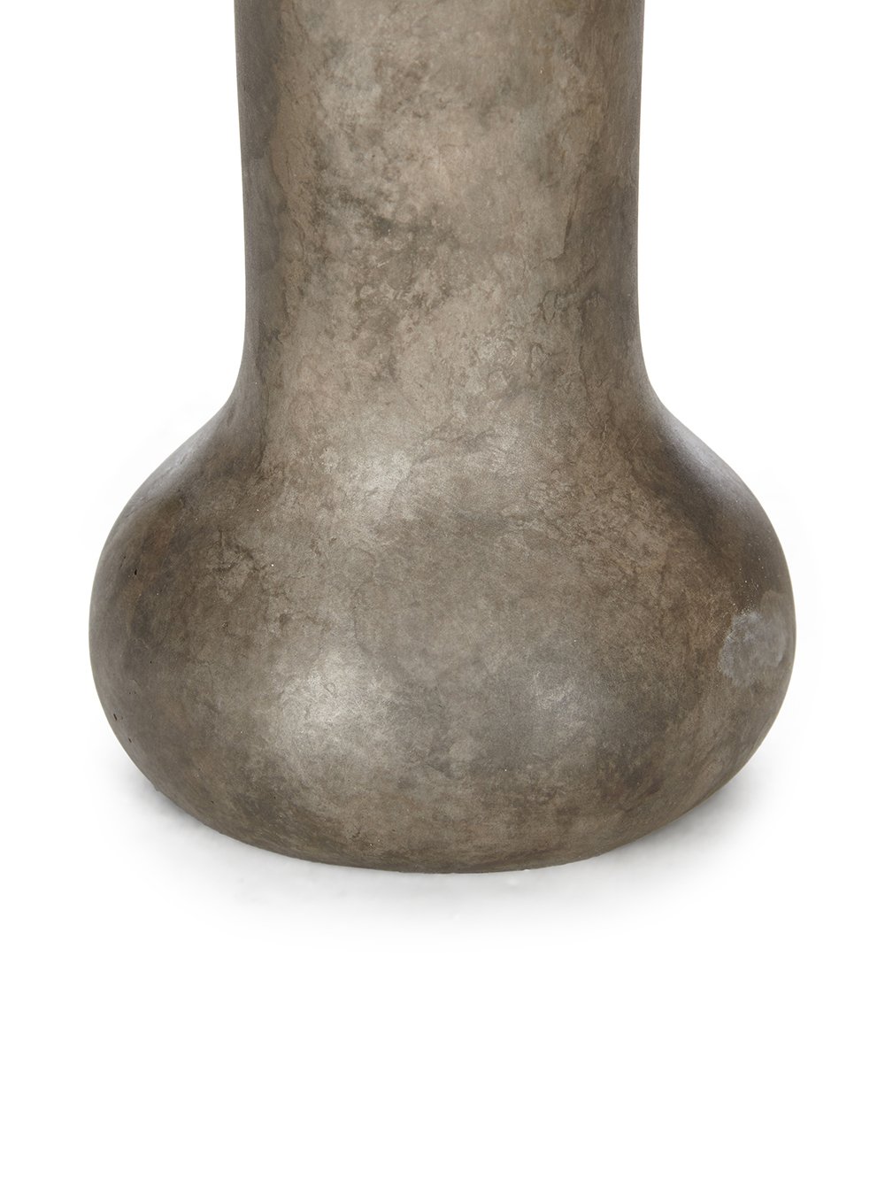 RICK OWENS BUD VASE IN NITRATE BRONZE FEATURES A OVAL SHAPE BOTTOM AND A MIDI-LENGTH NECK.