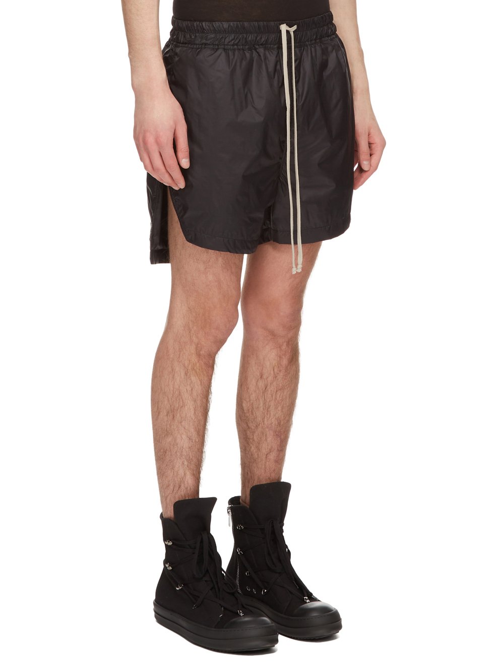 DRKSHDW FW23 LUXOR PHLEG BOXERS IN BLACK RECYCLED NYLON