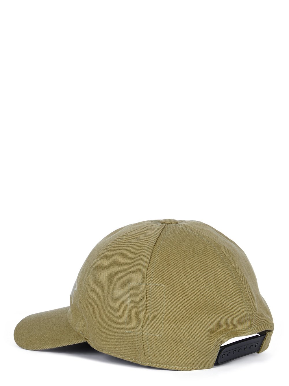 RICK OWENS FW23 LUXOR BASEBALL CAP IN PALE GREEN AND PEARL 13OZ OVERDYED DENIM