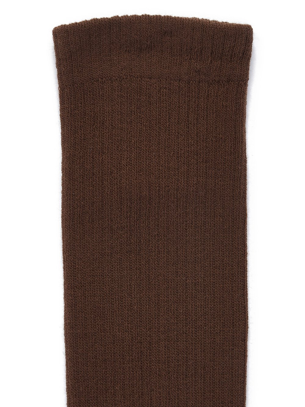 RICK OWENS FW23 LUXOR MID CALF SOCKS IN BROWN AND ACID COTTON KNIT