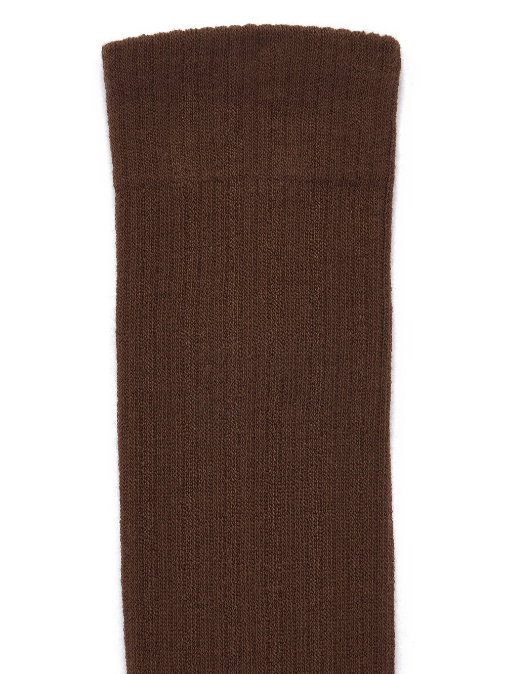 RICK OWENS FW23 LUXOR KNEE HIGH SOCKS IN BROWN AND ACID COTTON KNIT