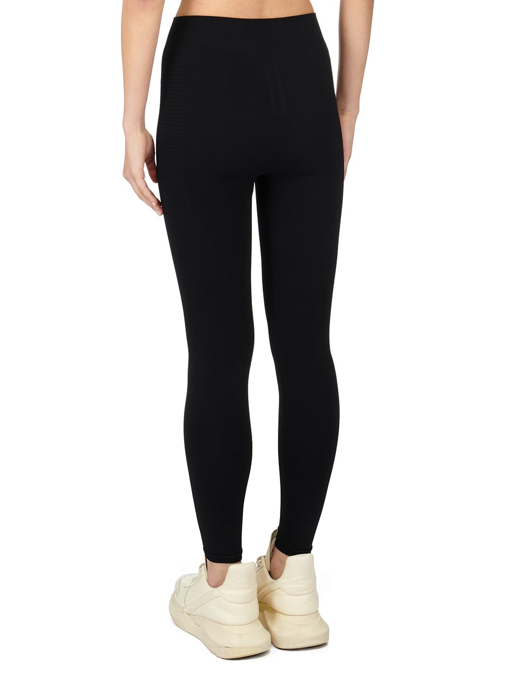 RICK OWENS FW23 LUXOR LEGGINGS IN BLACK ACTIVE KNIT