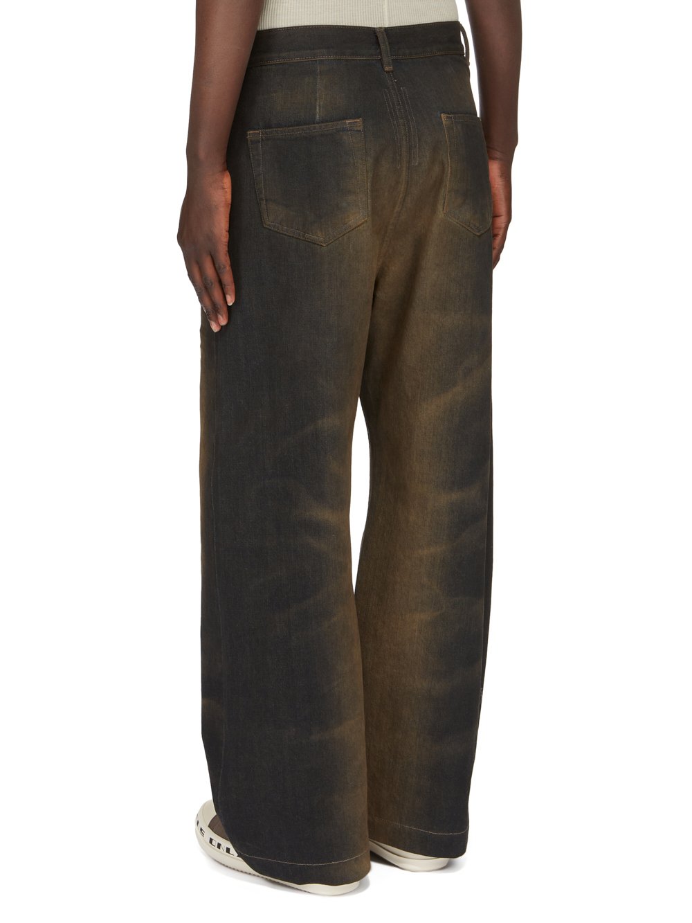 DRKSHDW FW23 LUXOR GETH JEANS IN 13OZ MUD WASHED  DENIM