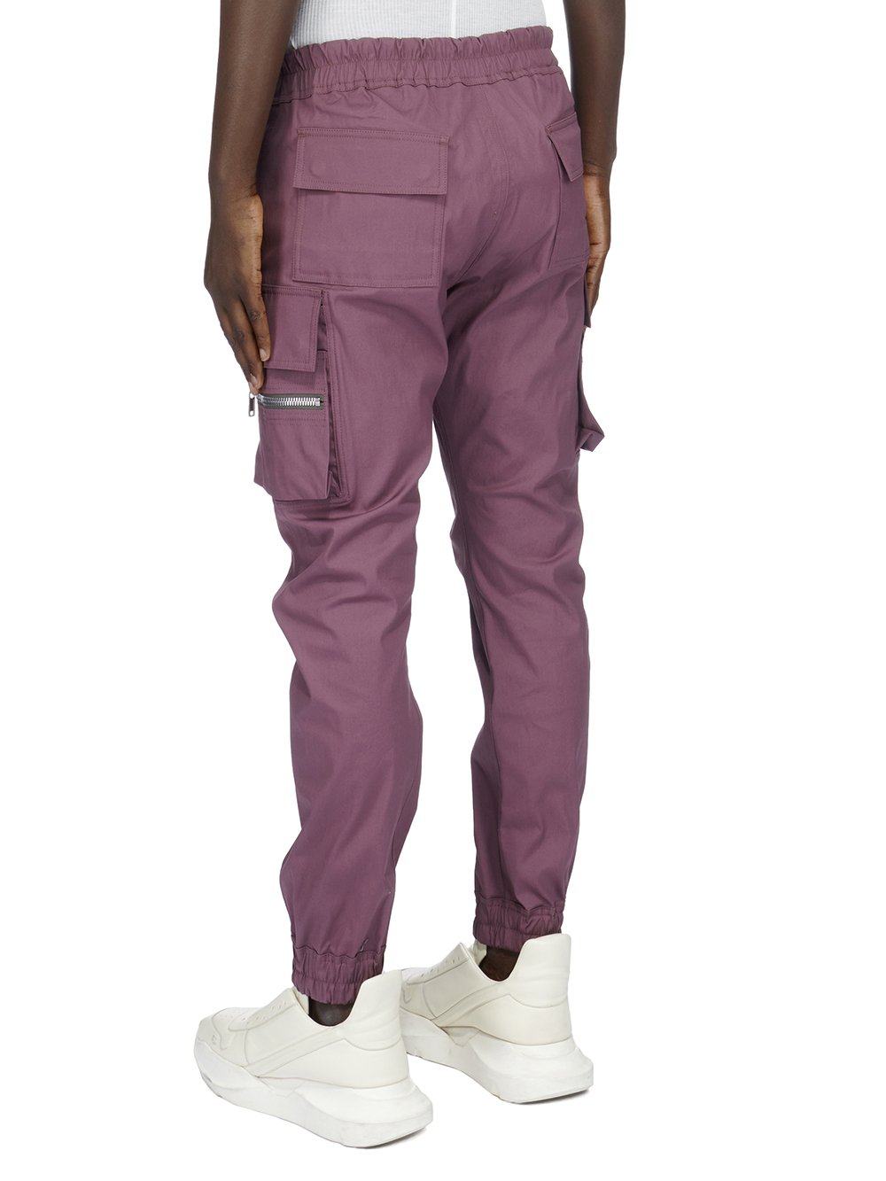 RICK OWENS FW23 LUXOR MASTODON CARGO IN AMETHYST PURPLE HEAVY COTTON POPLIN